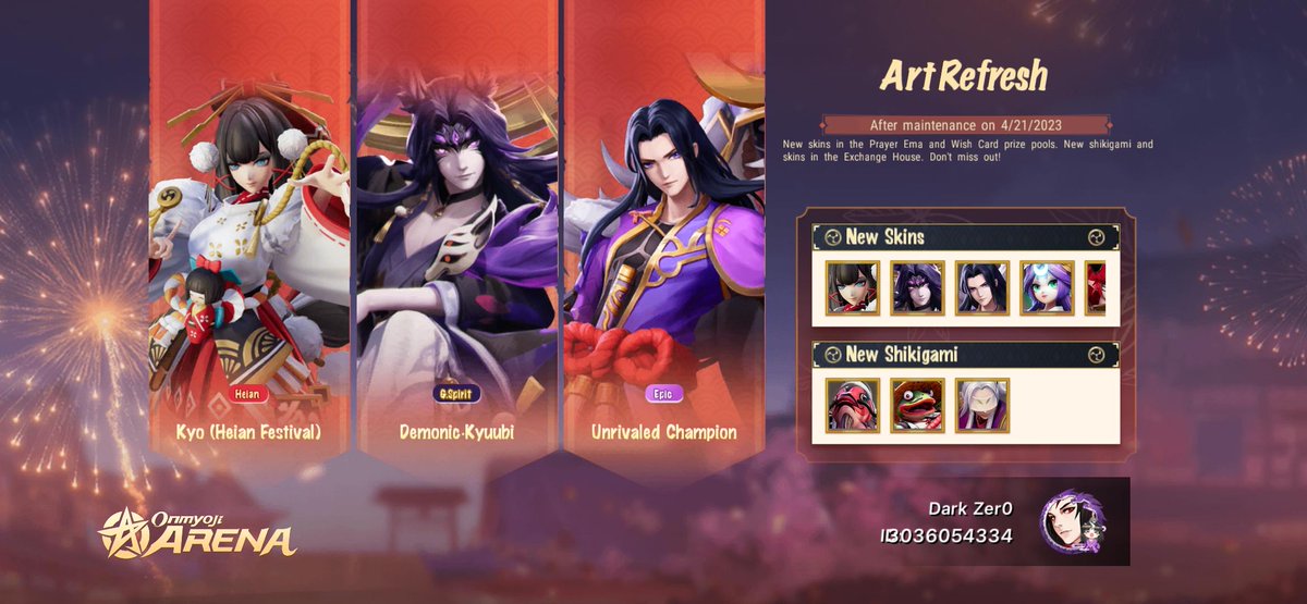 Dmarchetta's tweet photo. #Onmyoji Arena!# https://t.co/HlTnJep0Dq