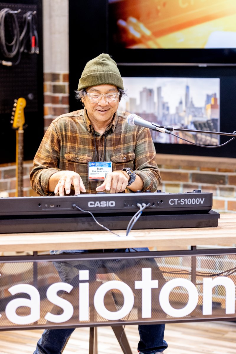 NAMM 2023 !🎵 Thank you to all the artists who came out to support and showcase the Casiotone CT-S1000V & Privia PX-S7000 🎹 Be sure to check out @CasioMusicGear for more photos and videos! Available now at casio.com