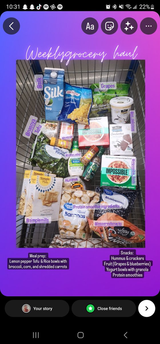 LaReenaeHall's tweet photo. Groceries for the week 🙌🏾🫶🏾 https://t.co/enj1PJD32w