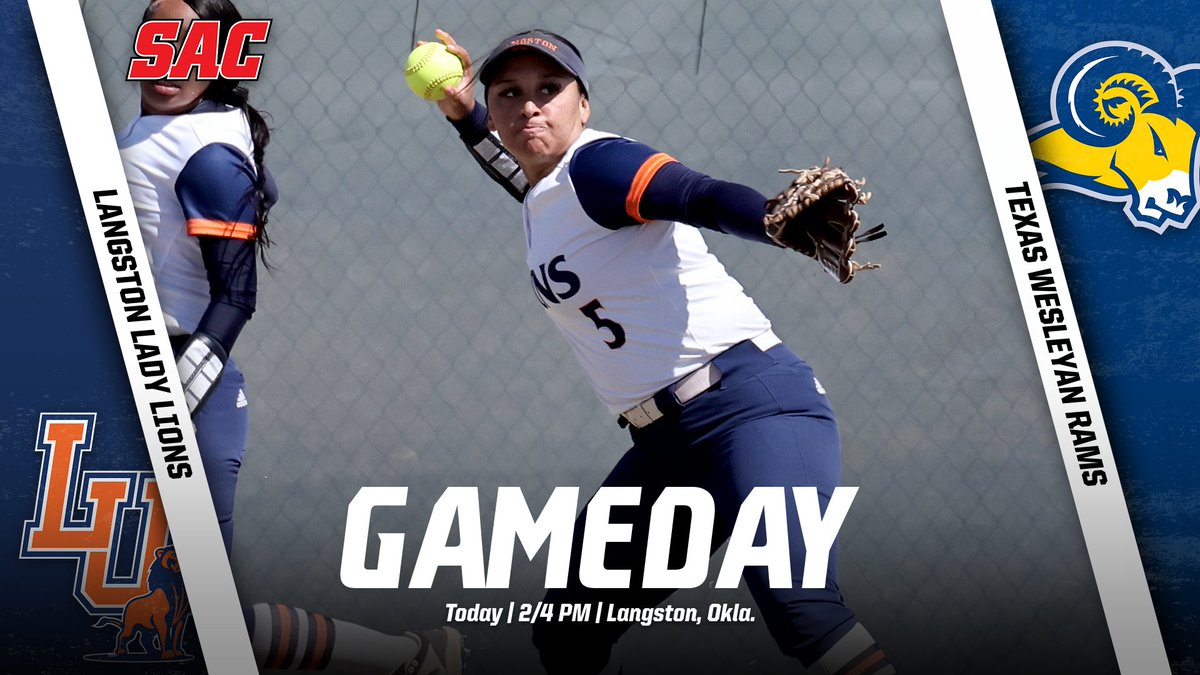 LangstonSports's tweet image. GAMEDAY! #LUSB is at home today to face Texas Wesleyan! Opening pitch set for 2 pm!

🆚 Texas Wesleyan
📍 Langston, Okla.
🕕 2/4 pm
📊 bit.ly/3V3xlve

#goLions #FeartheRoar