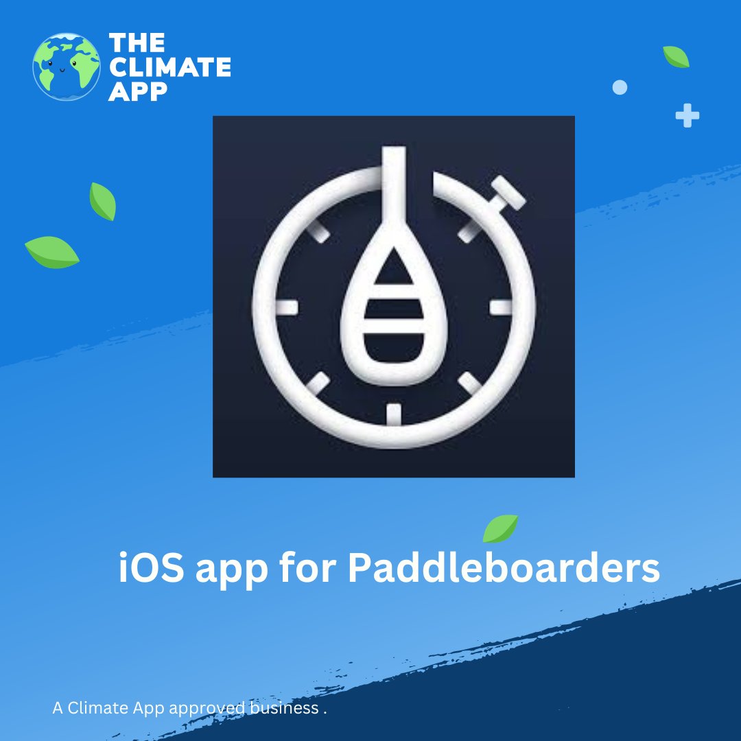 theclimateapp's tweet image. We want to acknowledge our partner @paddlelogger for keeping paddle boarders safe on the #water. #sustainable #climateaction