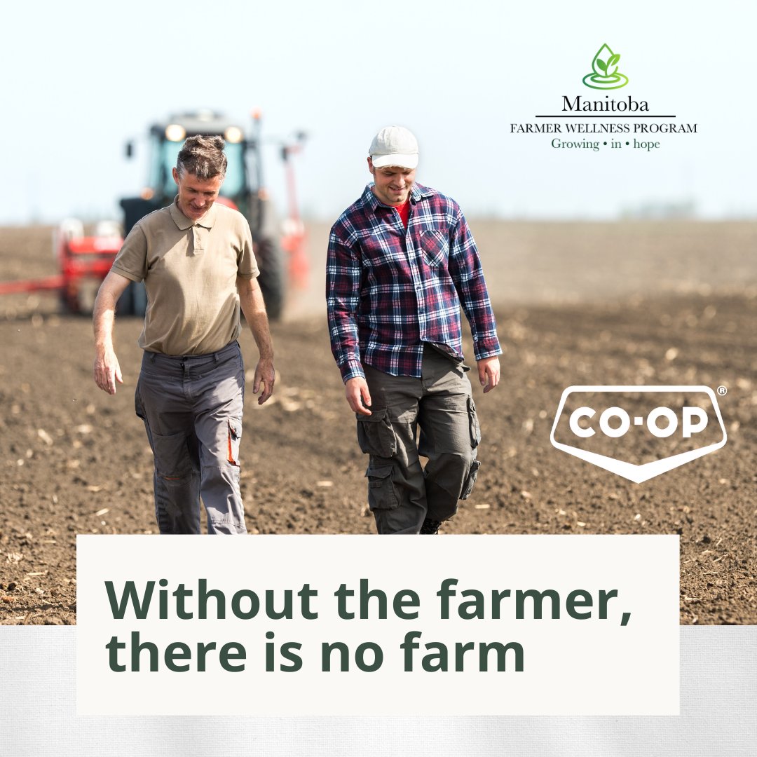 We know farming can be stressful. That's why we're working with 11 other Manitoba Co-ops to support <a href="/mfarmerwellness/">Manitoba Farmer Wellness Program</a> with a donation of over $10,000 #mentalhealthweek