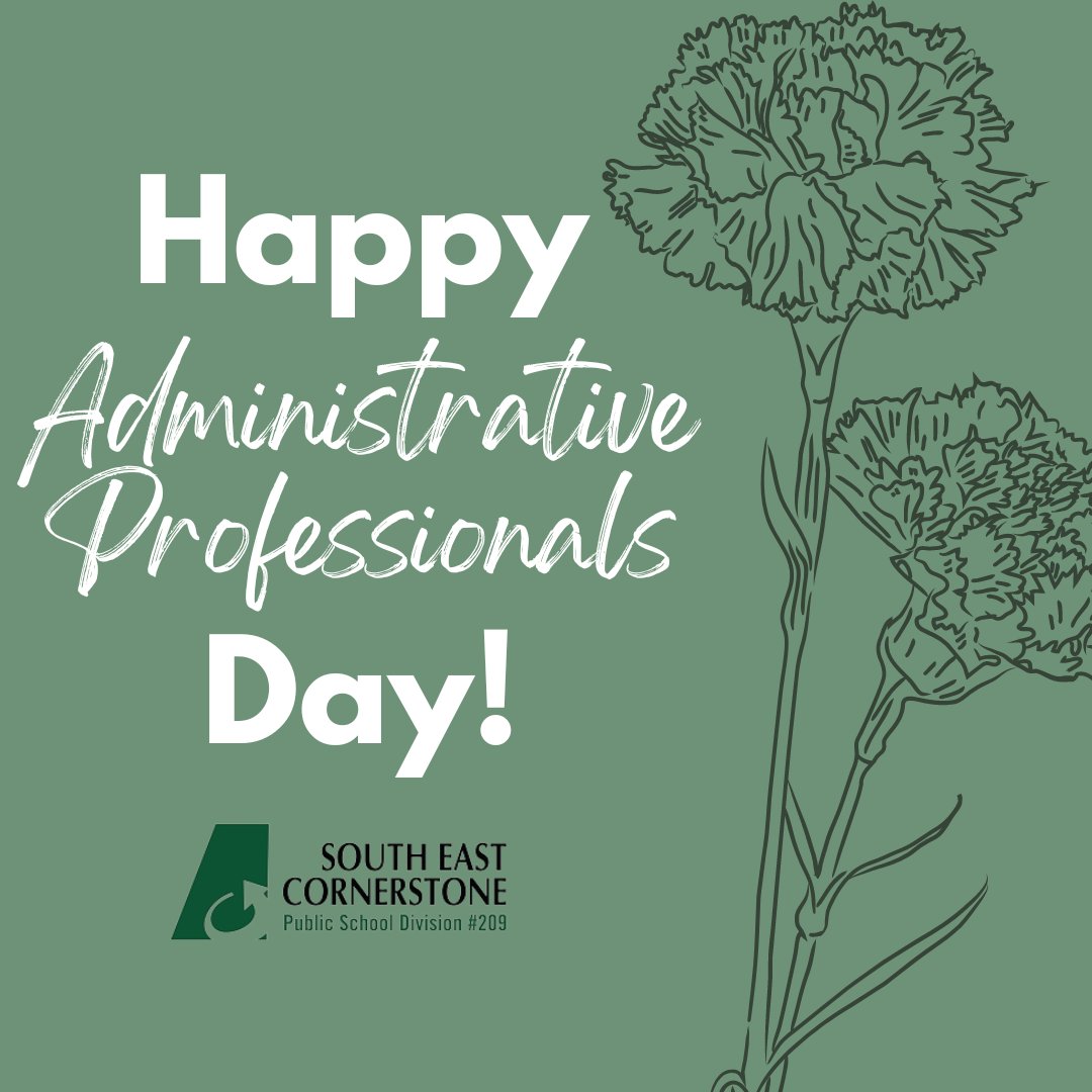 This week we honour all administrative professionals in SECPSD and thank each one for their hard work and efforts in ensuring our work places run smoothly.