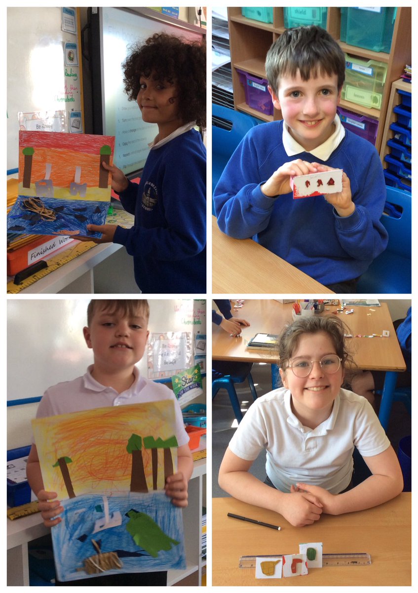 shortlanesend's tweet photo. Helford Class had a great time on our DT days this week making Egyptian hieroglyph printing blocks and 3D Egyptian pictures! https://t.co/XBIgdILuua