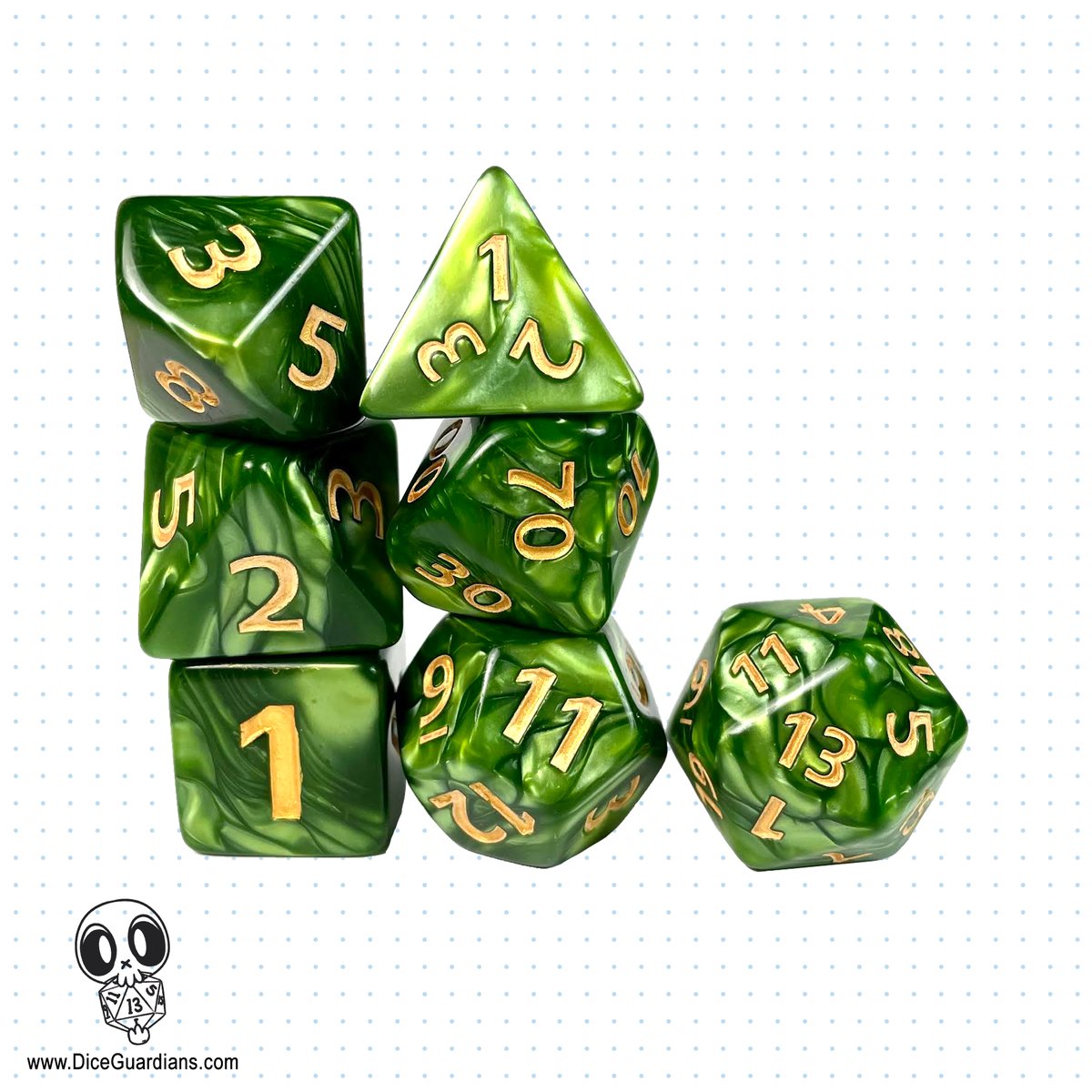 DiceGuardian's tweet photo. 💜Hold onto your dice bags, the #diceguardians store is going BIG! Our Behemoth Boulders Dice Sets in Poison Purple &amp; Goblin Green are now available! These dice are sure to make your table tremble, order your set today from the Dice Guardians Store!💜💚

https://t.co/zVbTAxwZmy https://t.co/mSXOH7vNT6