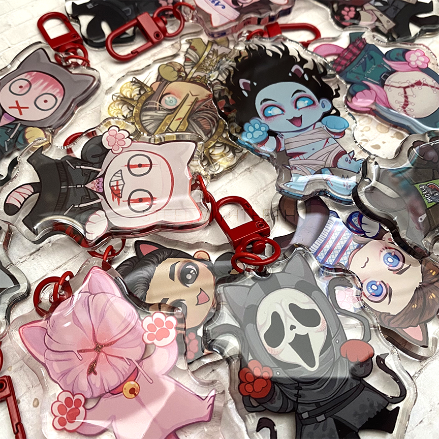 steelwithteeth's tweet photo. SHOP UPDATE! I have a few new items along with the batch 3 DBD charms available! 

🔗⬇️ RTs - 💞 https://t.co/G8V6HQ78us
