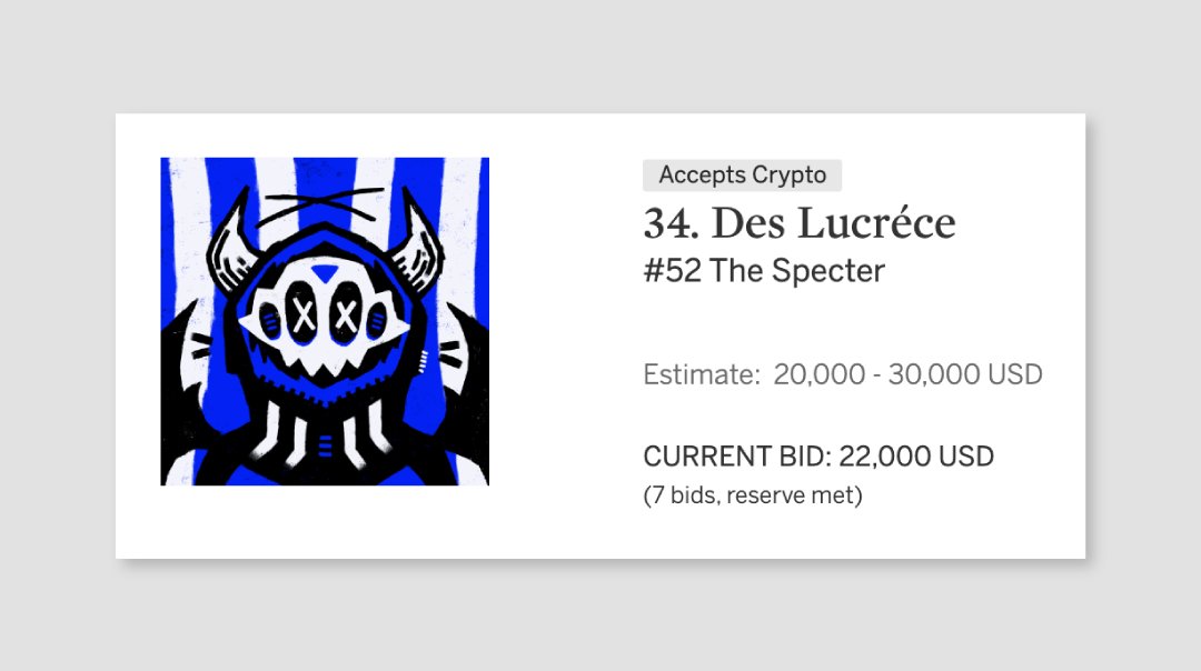 DesLucrece's tweet photo. Holy shit— a 22k bid is in! 🔥🧿 https://t.co/WQAr3IsHFZ