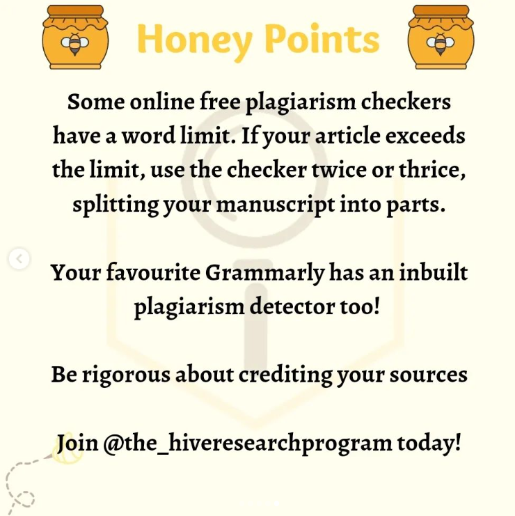 the_hiverp's tweet photo. #Research101
Is your journal asking you to submit a Plagiarism Report along with your manuscript?🧐
We've got you covered with the best free Plagiarism software out there!
https://t.co/k2q1LWi5WF
Here's a glimpse!
#KeepBuzzing 🐝👩‍⚕️👨‍⚕️⚕️ https://t.co/e9VDSbfcDa