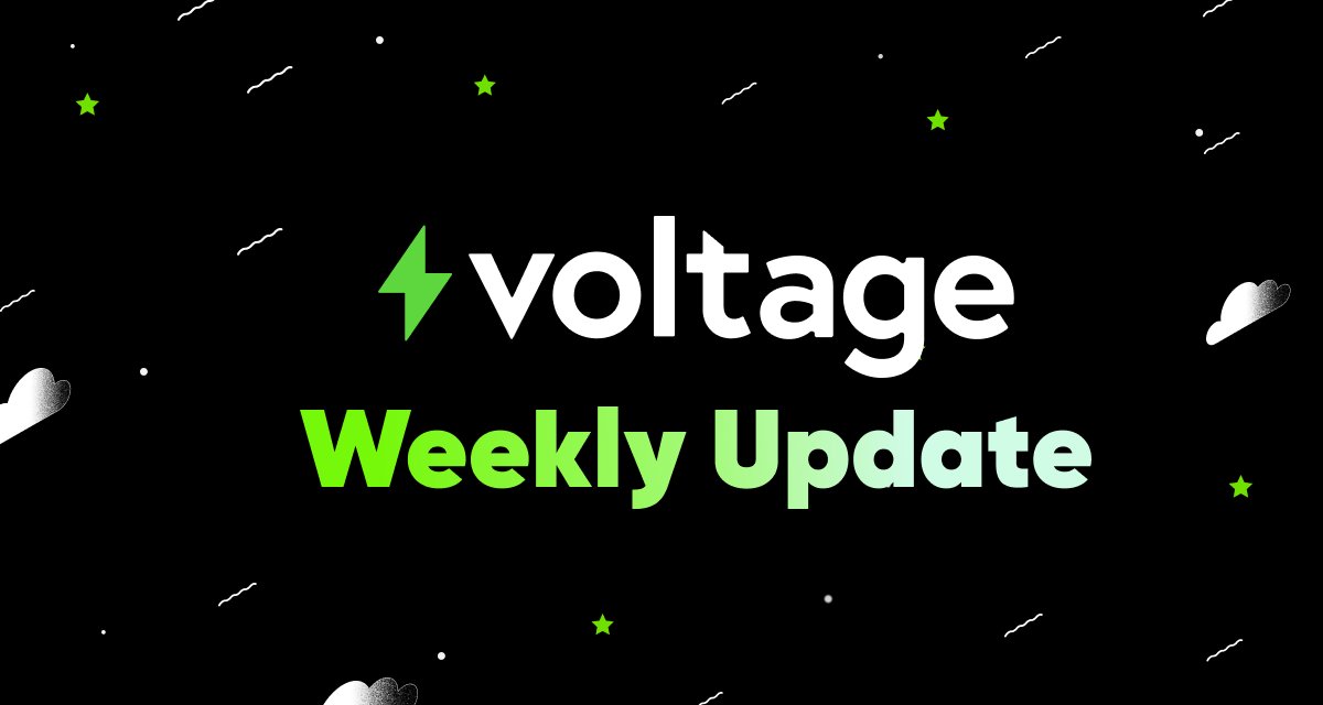 📣 Attention, Voltage community⚡️!

We've experienced yet another action-packed week, and it's time for our weekly update thread 🧵

Stay informed with all the latest happenings and news👀