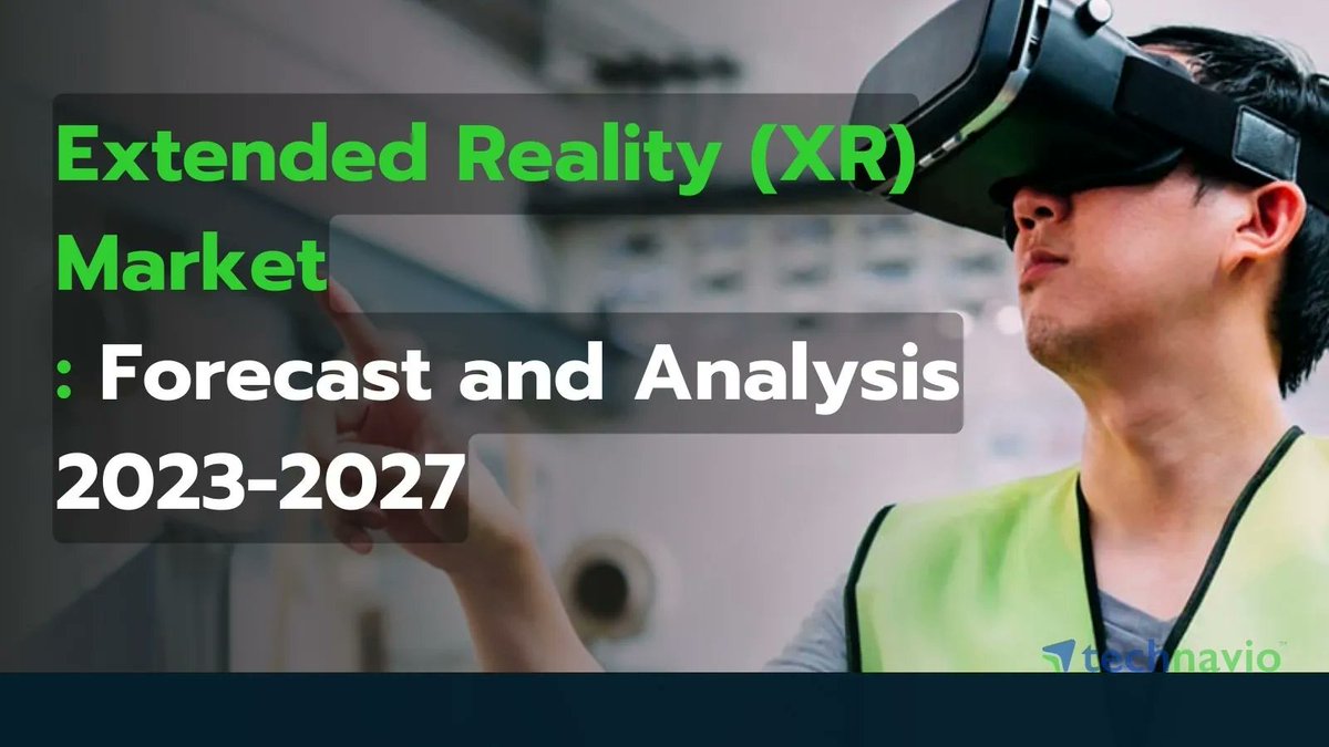 Technavio's tweet photo. #ExtendedReality Market is forecasted to increase by $421.42 Bn๐ . The adoption of #XRtechnologies such as #VirtualReality & #AugmentedReality in industries such as ๐#automotive, #entertainment, & #retail is driving the #marketgrowth.
Read more: https://t.co/FiZqpFzcPA
#VR #AR https://t.co/uA2mnnyE6j