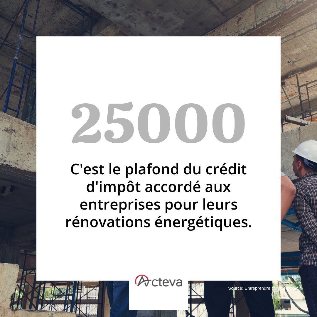 [PME/TPE]
Les entreprises qui peuvent bénéficier de ce crédit d'impôts sont les petites et moyennes entreprises (PME) soumises à un régime réel d'imposition ou exonérées d'un tel régime d'imposition. 💰

#Rénovation #Énergie