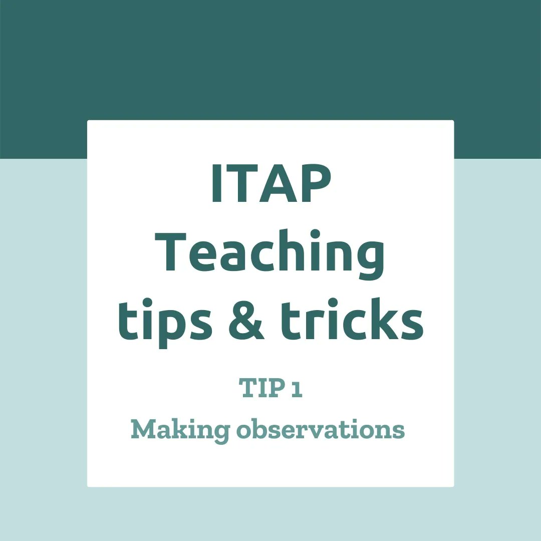 ITAPassociation's tweet photo. 🧑‍🏫 Today we bring to you our #TeachingPragmatics tip of the month: 

"Making observations using a notebook" 📒✏️

Swipe for a detailed example and the author ➡️

#teaching #tipsandtricks #teachingtips #teachingideas #tipofthemonth #itapassociation #itaptips #appling #learning https://t.co/g1aYiNesTK