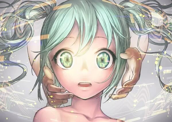🙈🙈🙈 #イラスト #fanart #初音ミク #MikuMikuDance #MMD #初音ミク× #mm2023procon #TextAlive  
Original: miku_garou