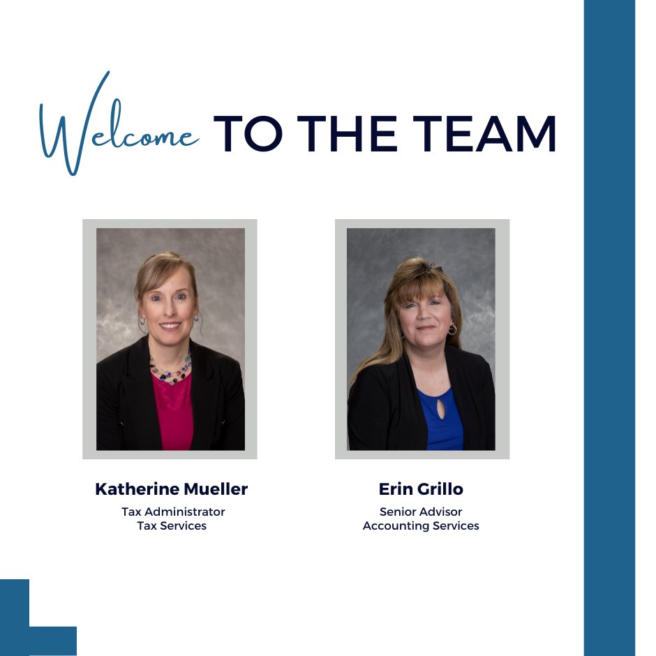 TeamDeJoy's tweet photo. Meet the newest additions to our team, Katherine Mueller and Erin Grillo! #accounting #newhirespotlight #welcome

Read more: https://t.co/j2GDieMopQ https://t.co/gQH7aF3yrK