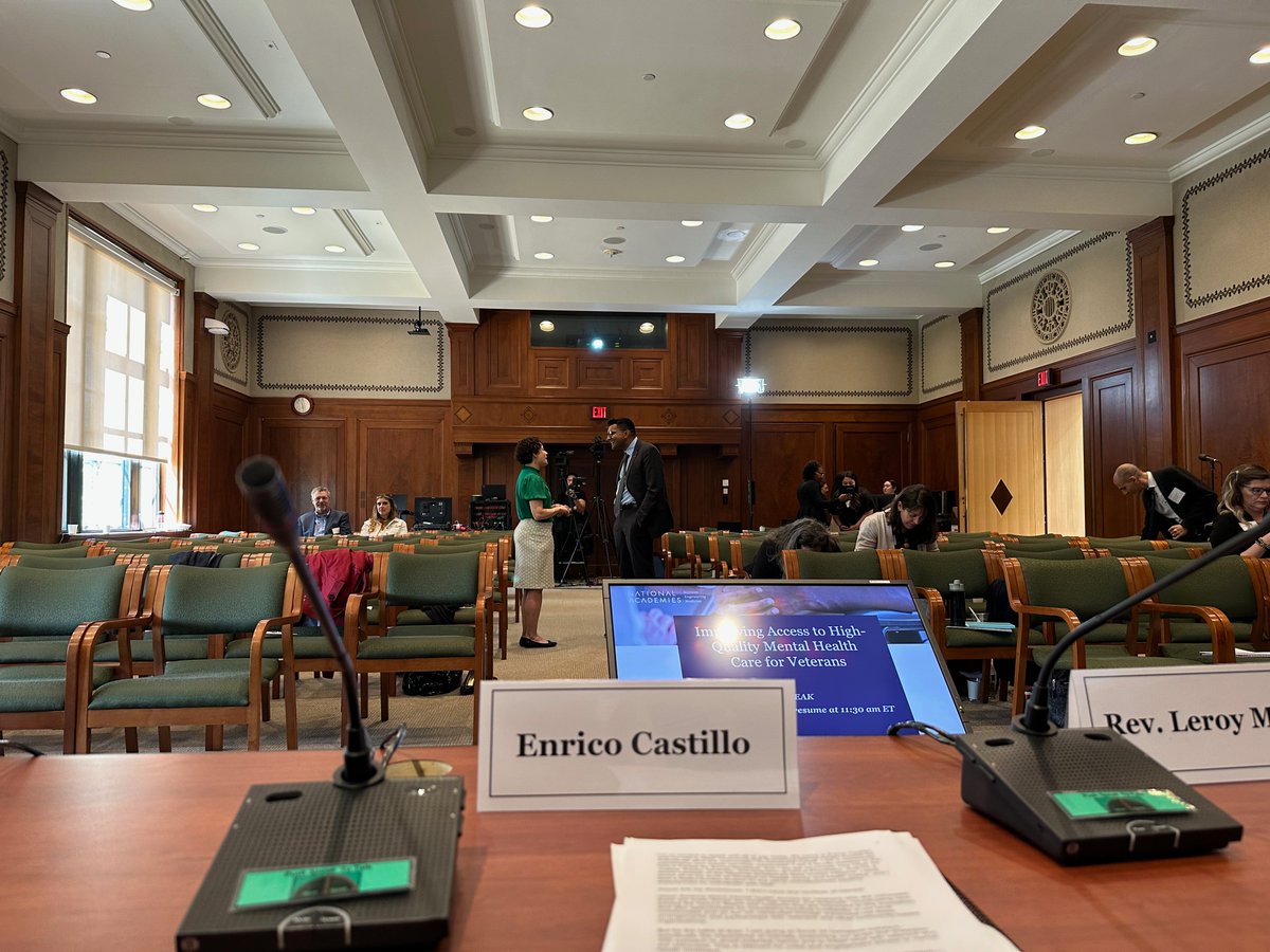 Shoutout to Center for Social Medicine faculty member #EnricoCastillo who presented yesterday at the National Academies on the topic of homeless outreach for veterans and was just appointed to the California State Council on Criminal Justice and Behavioral Health!