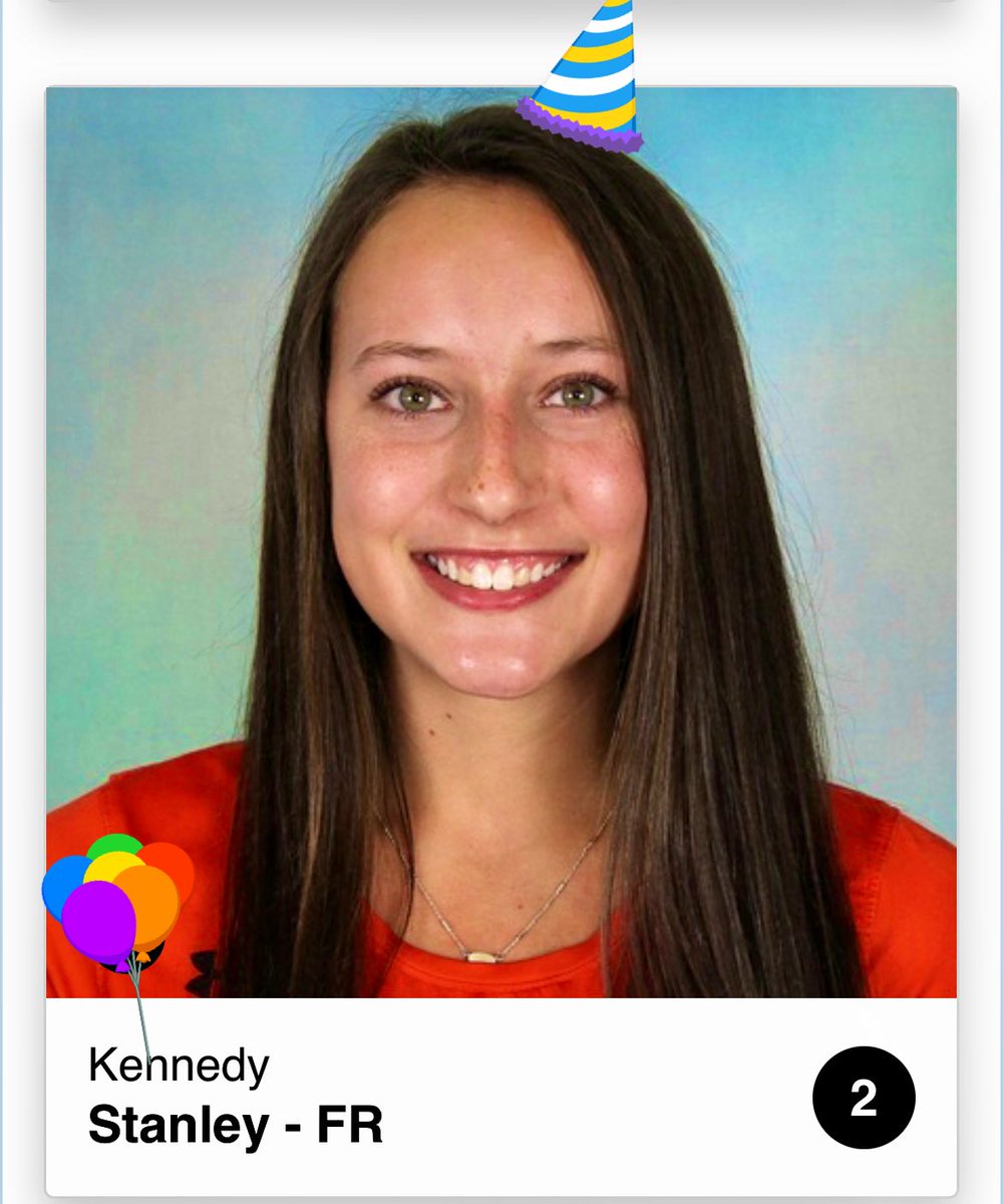 DoaneVolleyball's tweet photo. Happy birthday to our girl Kennedy Stanley from Syracuse, NE and who will also be competing in track Nationals coming up! Hope it’s a great one! #doanevb #DUVB #birthdaygirl https://t.co/8ptligwy5u