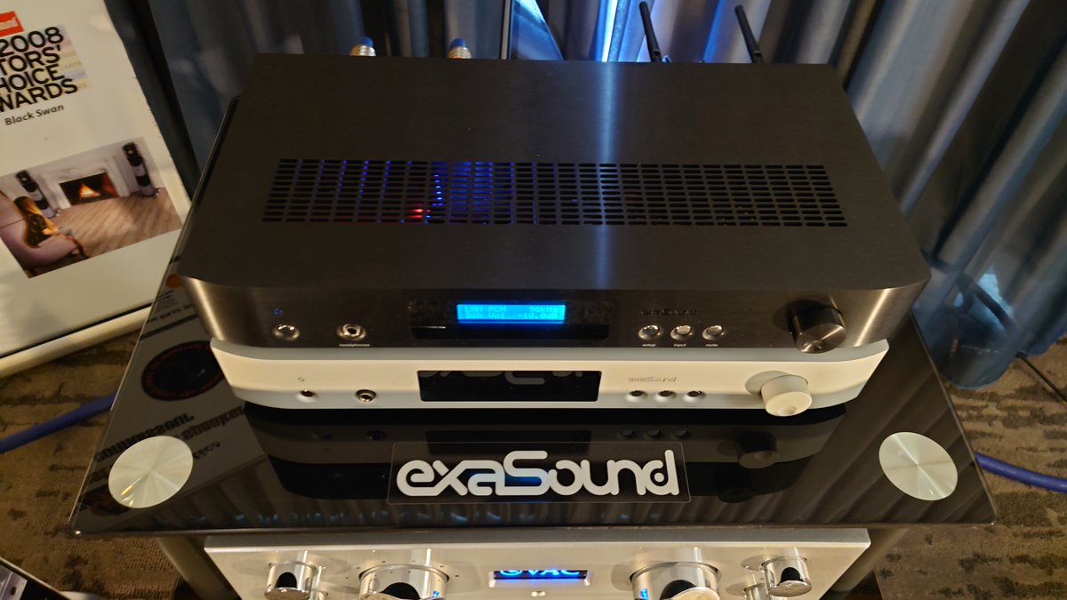 exaSound's tweet photo. https://t.co/KRNd913Ixi s82 Mark II
Reference-grade DAC /Server
The ultimate digital audio management with ROON
Ample RAM and build-in Storage , superior cooling, ES9038PRO,galvanic isolation– 2 dedicated PS, mono-block enclosure
Ships within 15 business days
Native DSD512  MQA https://t.co/ZmjYuKGDwW