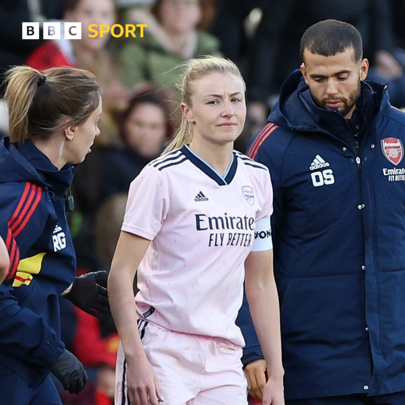 BBCSport's tweet photo. Leah Williamson's "World Cup dream is over". 

She's joined an expanding list of players with the same injury... why are ACL injuries more common in female footballers than male?

More ⬇ #BBCFootball