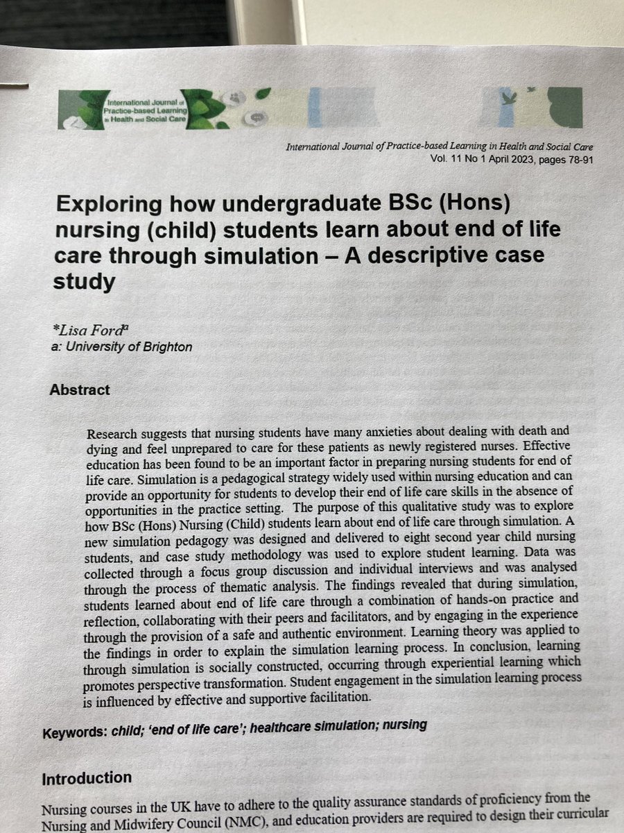 lisaford33's tweet photo. Excited to see my first research paper published! 
https://t.co/7lIbgUXttb @uniofbrighton @SHSUnivBrighton https://t.co/zg7iwJ2MsN