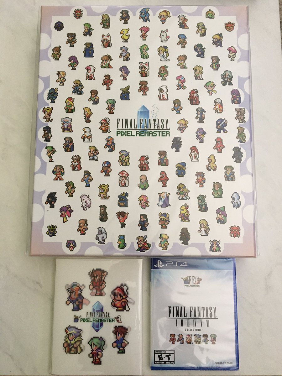 Final Fantasy Pixel Remaster 35th Anniversary Edition arrived! 

#finalfantasy #FinalFantasyPixelRemaster #squareenix #gamecollecting #videogames