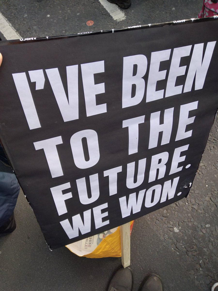 robintransition's tweet image. My placard at #TheBigOne today.
