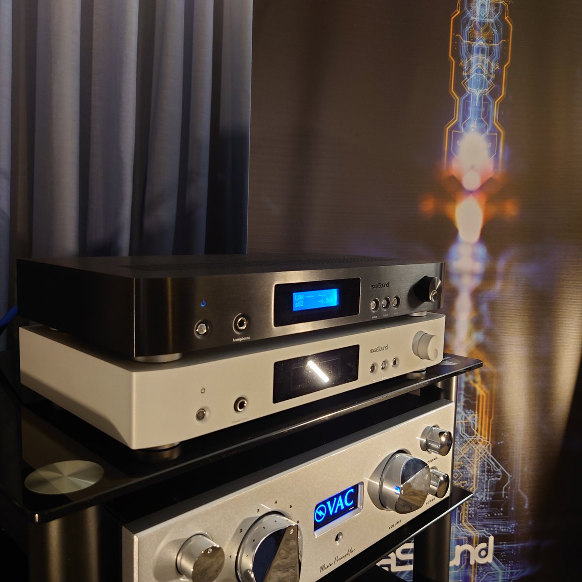 exaSound's tweet photo. https://t.co/KRNd913Ixi s82 Mark II
Reference-grade DAC /Server
The ultimate digital audio management with ROON
Ample RAM and build-in Storage , superior cooling, ES9038PRO,galvanic isolation– 2 dedicated PS, mono-block enclosure
Ships within 15 business days
Native DSD512  MQA https://t.co/ZmjYuKGDwW