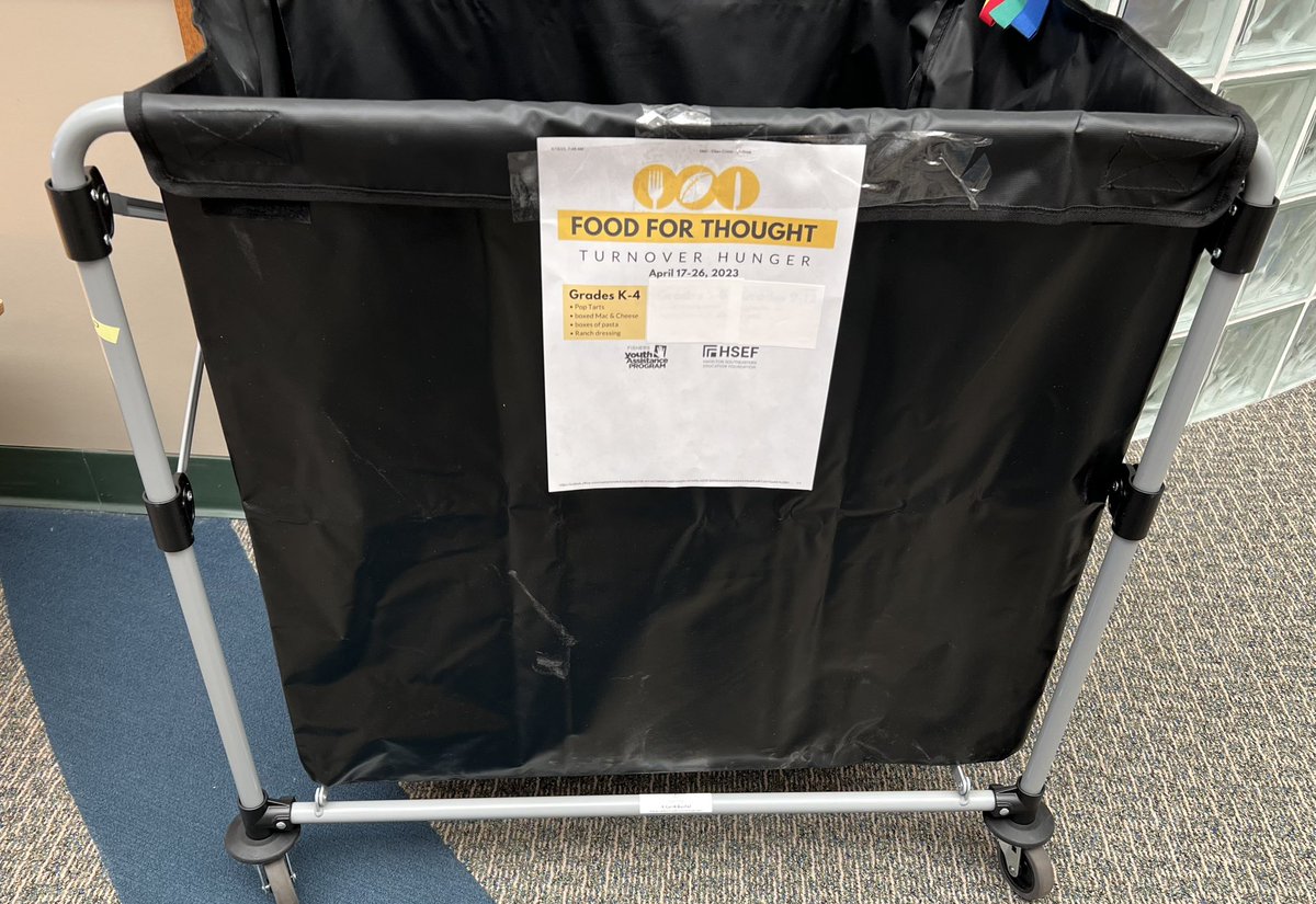 FishersYAP's tweet photo. Bins like this one at Geist Elementary are filling up with food for Summer Meals!
#FoodforThought #SummerMeals #HSEF https://t.co/UzDeMhHI84