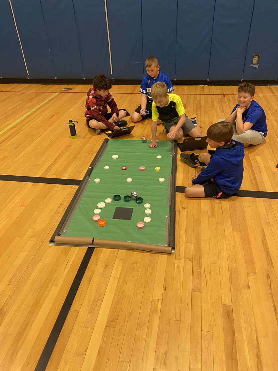 Friday morning fun with <a href="/SpheroEdu/">Sphero Education</a> playing some Bolt mini golf!