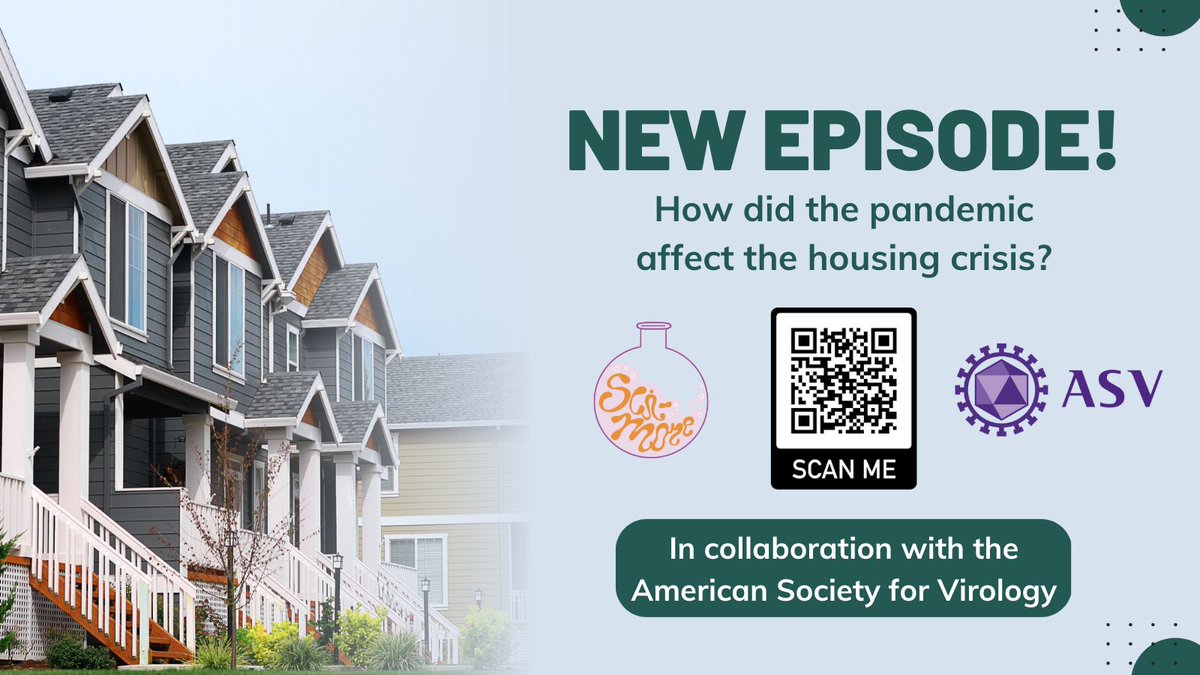 Extra! Extra! A new episode of the Sci’more Podcast is out! In this episode, we share what we’ve learned about how the pandemic affected the housing crisis and the education system. Scan the QR code or find us on a streaming platform to listen now! #pandemic #housing #education