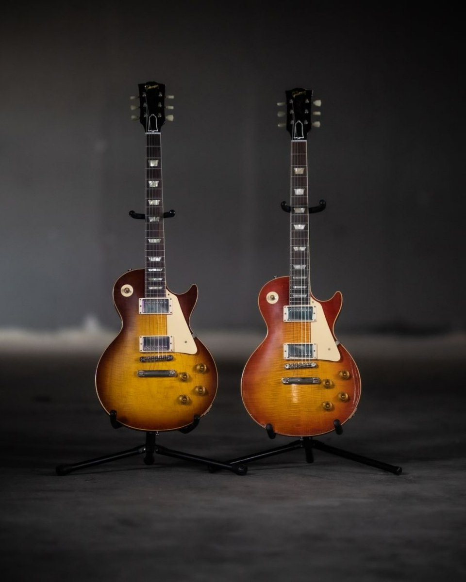 Which Murphy Lab Les Paul is the one for you? Left or Right? 

#gibson #gibsoncustom #murphylab