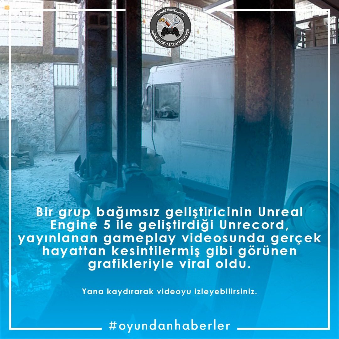 uludott's tweet photo. Geçtiğimiz günlerde geliştirilmeye başlanan Unrecord oyununun oyun içi görüntüleri yayınlandı. "Gerçek Hayat Uyarlaması" yorumlarını alan oyun, grafikleri ile viral konuma ulaştı.
#OyundanHaberler https://t.co/eysVbZvu5q