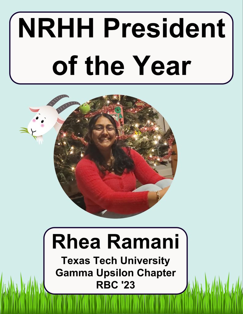 tturha's tweet photo. At the SWACURH Regional Business Conference this semester, RHA was able to bring home 3 awards for Tech, including RHA Executive Board Member of the Year, NRHH President of the Year, and School of the Year! Congratulations to the individuals that worked hard to make this happen! https://t.co/wcjMUeJGxs