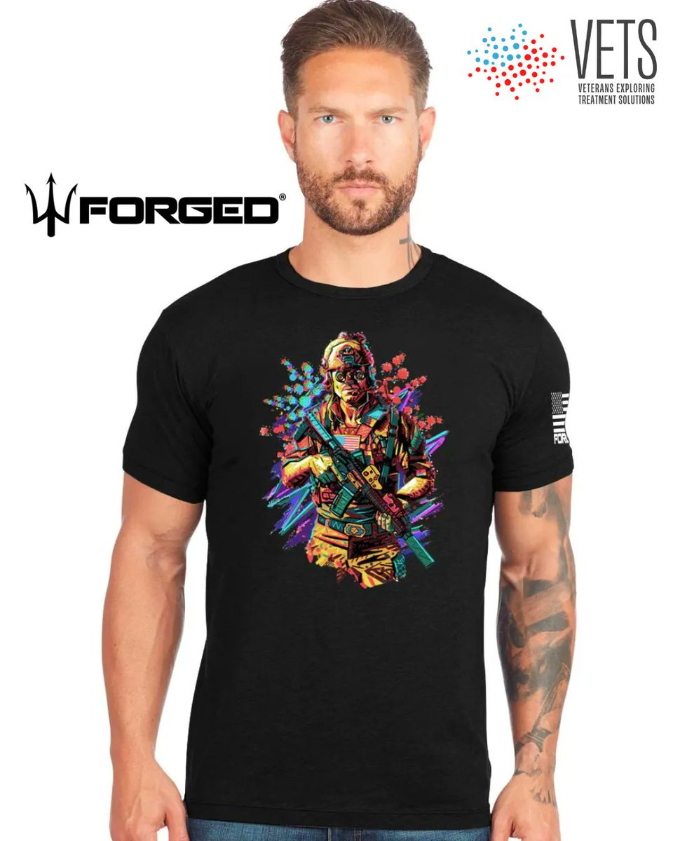 vetsforvets's tweet photo. In an effort to help END the veteran suicide epidemic, VETS has teamed up w/ @forgedclothing to bring a unique collaboration designed by Navy SEAL Justin Hughes.
With your support, Forged will donate a portion of the proceeds from every shirt sold to VETS.
https://t.co/7d3fvxEML8 https://t.co/XQlKCdkRmj