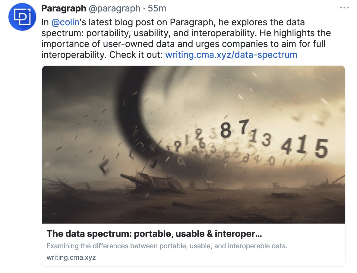 paragraph.xyz on X: We created a @farcaster_xyz bot! It casts whenever a  Farcaster user publishes a new post on Paragraph. It also includes a short  summary of the post, created by ChatGPT.