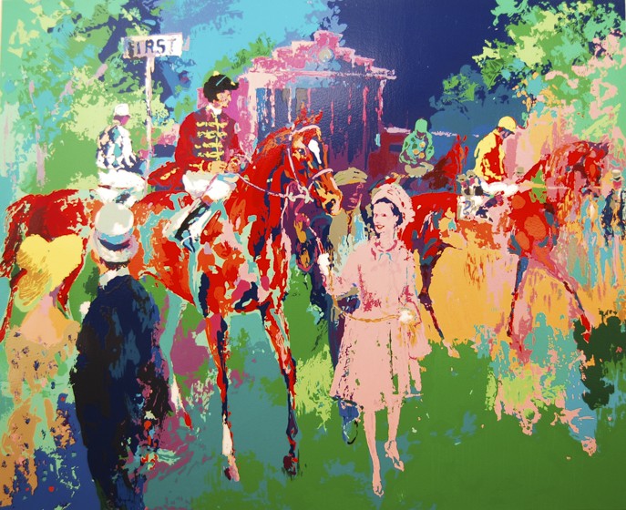 Today the BUAM features, “[The] Queen at Ascot” by LeRoy Neiman. We hope this print adds some color in your day! 🌈

Selected by BUAM Social Media Intern, Christine Szafranski ’23

LeRoy Neiman, [The] Queen at Ascot, 1976, color serigraph, gift of Knoedler Publishing Inc., NY.