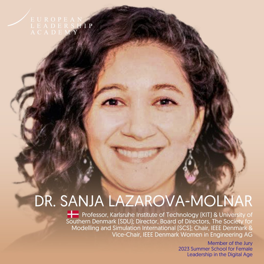 EuLeadership's tweet image. Dr. @sanjamolnar is a computer science scholar at @KITKarlsruhe &amp;amp; @UniSouthDenmark. A leading expert on simulation and data analytics, she is a shining example of how #WomenInTech can make their mark. Thank you for joining our Summer School Jury!