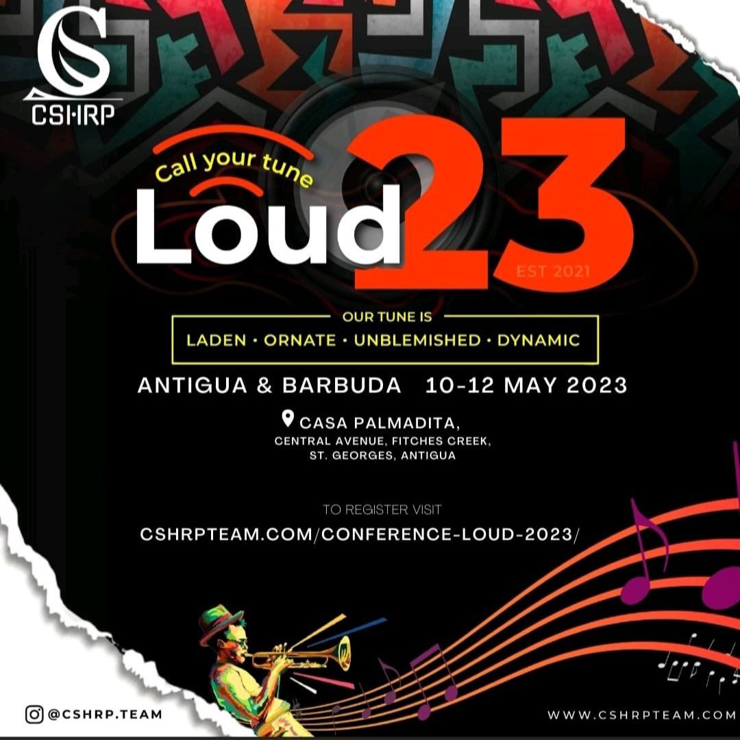 HRMATT1's tweet image. HRMATT will be making its presence felt at #LOUD2023, put on by the Caribbean Society for Human Resource Professionals (#CSHRP) in Antigua and Barbuda on 10th to 12th May.

Be part of the HRMATT contingent! 
Register to at attend IN PERSON or ONLINE at cshrpteam.com