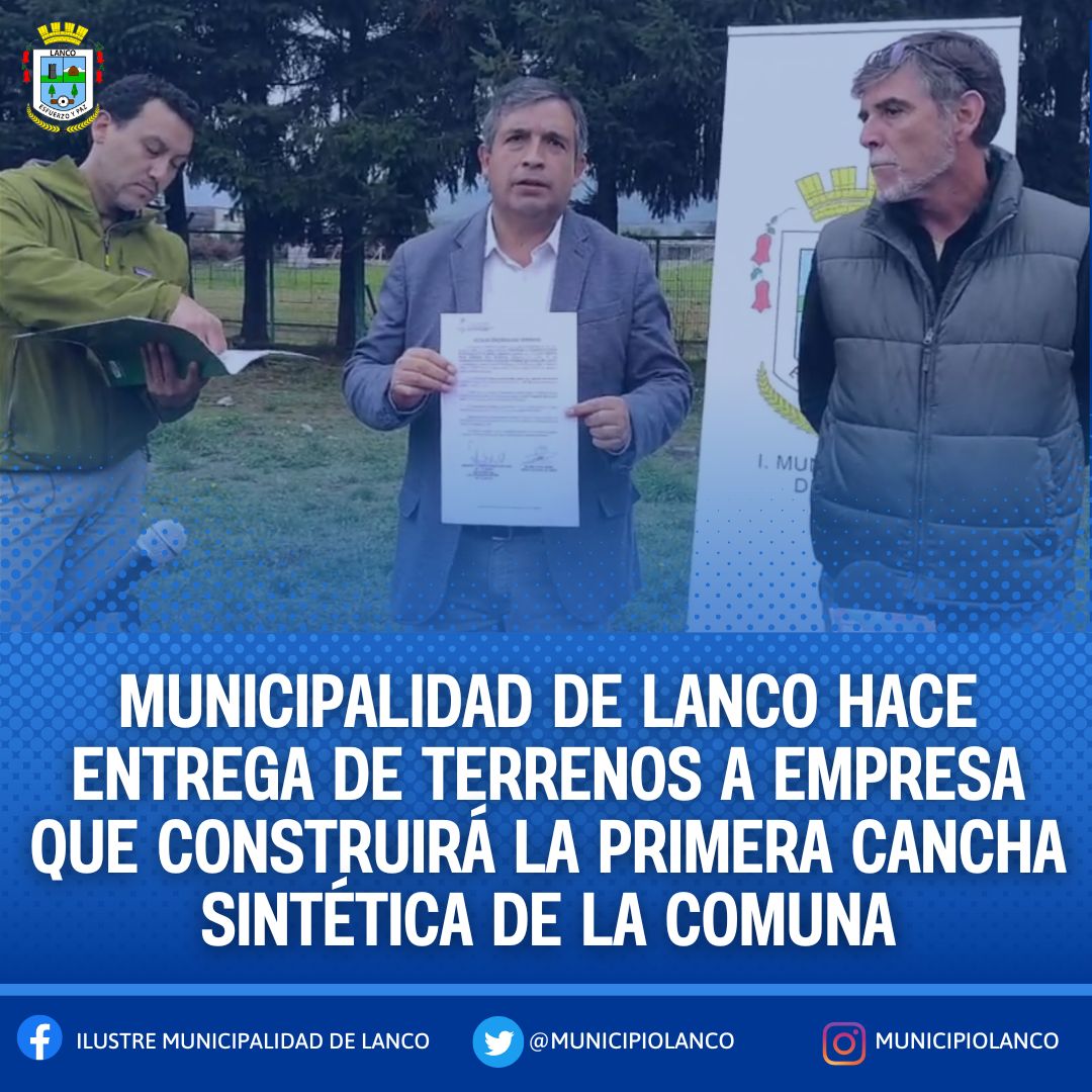 Ilustre Municipalidad de Lanco tweet media