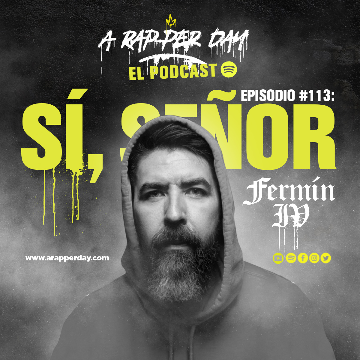 arapperday's tweet photo. El próximo martes nos acompaña un invitado sumamente especial. Un gran honor tener al gran #FerminIV en el episodio #113.
Síguenos y suscríbete en tu plataforma favorita:
YouTube: https://t.co/yMG2nm6Pby
Spotify: https://t.co/dFAeCnEbjD https://t.co/2tCeyHcvFg
