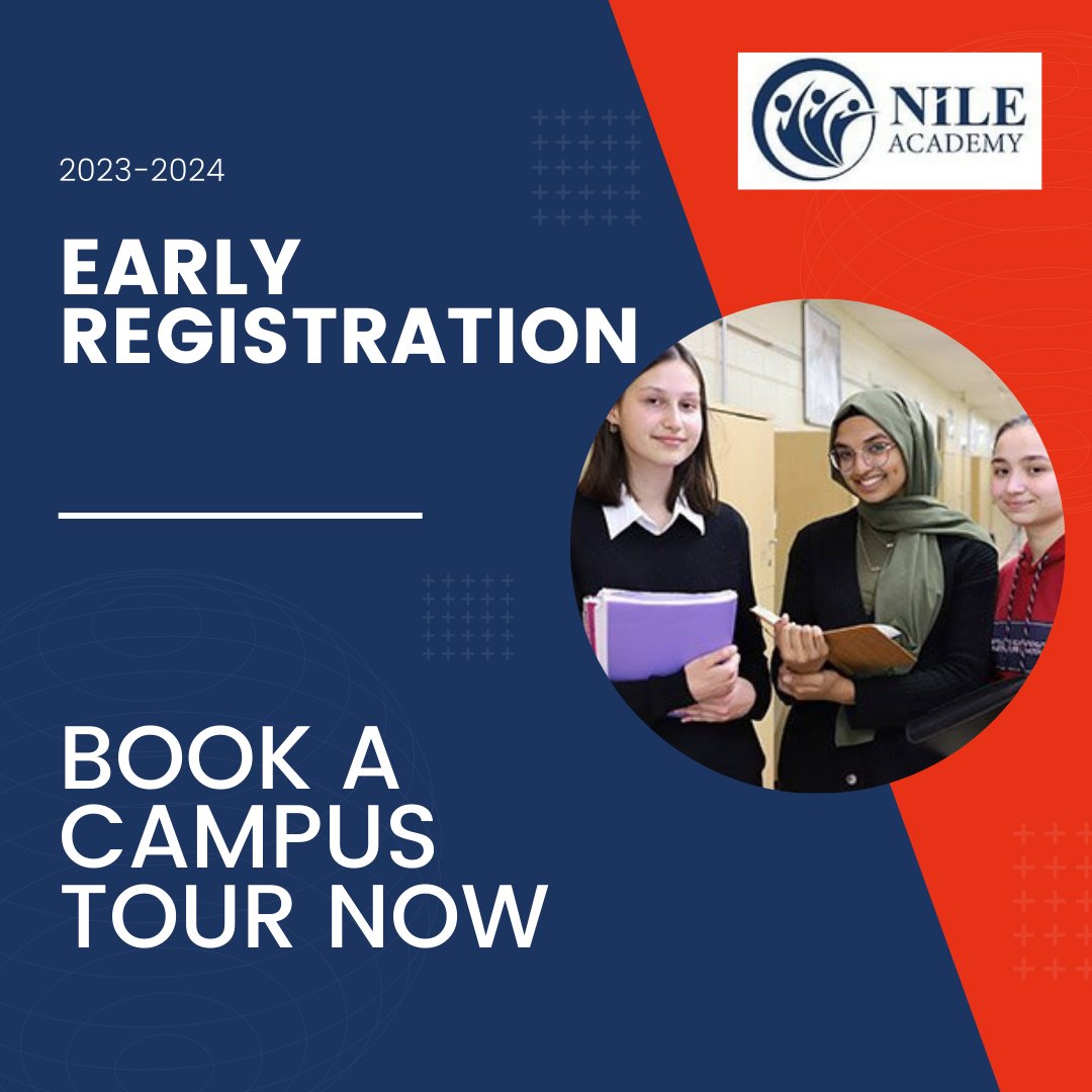 Nile Academy's 2023-2024 Academic Year Early Registrations are now open! You can book a campus tour right now and get reduced tuition pricing.
nileacademy.ca/nile-academy-e…

#Toronto #Canada #school #middleschool #highschool #Kindergarten