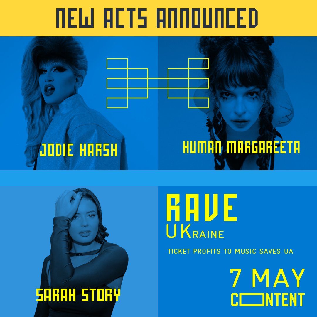 LightNight Liverpool (@lightnightlpool) on Twitter photo 🥁 Rave UKraine Announcement…
<a href="/jodieharsh/">Jodie Harsh</a>, <a href="/sarahstorytweet/">Sarah Story</a> & Human Margareeta join the Rave UKraine party 🤩
They join <a href="/Hot_Chip/">Hot Chip</a>, @DJPAULETTE, James Lavelle - <a href="/unkleofficial/">UNKLE</a> & DJ Mingulitka.
Grab the last Early Bird tickets now: dice.fm/event/wr3gg-ra… 🥁 Rave UKraine Announcement…
<a href="/jodieharsh/">Jodie Harsh</a>, <a href="/sarahstorytweet/">Sarah Story</a> & Human Margareeta join the Rave UKraine party 🤩
They join <a href="/Hot_Chip/">Hot Chip</a>, @DJPAULETTE, James Lavelle - <a href="/unkleofficial/">UNKLE</a> & DJ Mingulitka.
Grab the last Early Bird tickets now: dice.fm/event/wr3gg-ra…
