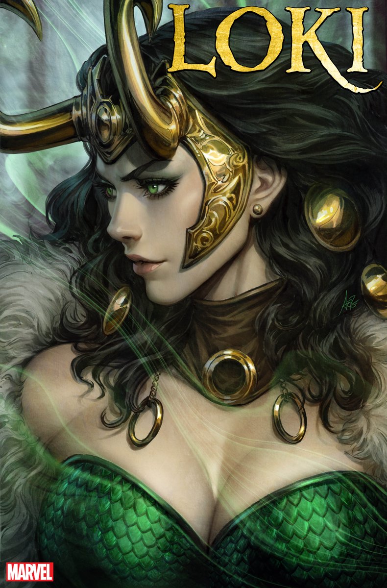 LokiOfficial's tweet photo. Witness the dazzling return of Lady Loki in this 'Loki' #1 variant cover! ✨ 

Find out more here: https://t.co/BvEVQW80El https://t.co/jD3EaN0HVv