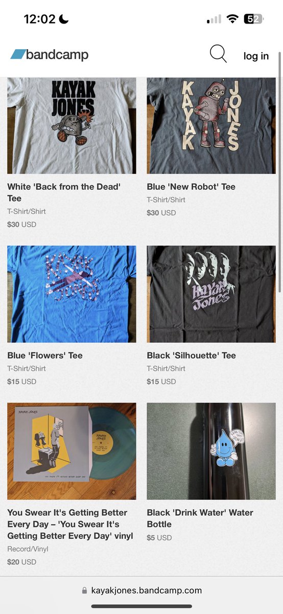 Kayak Jones (@kayakjonesia) on Twitter photo hello everyone 
we’ve got very limited quantities left. once they’re gone, they’re gone for good. 
❤️
kayakjones.bandcamp.com/merch hello everyone 
we’ve got very limited quantities left. once they’re gone, they’re gone for good. 
❤️
kayakjones.bandcamp.com/merch