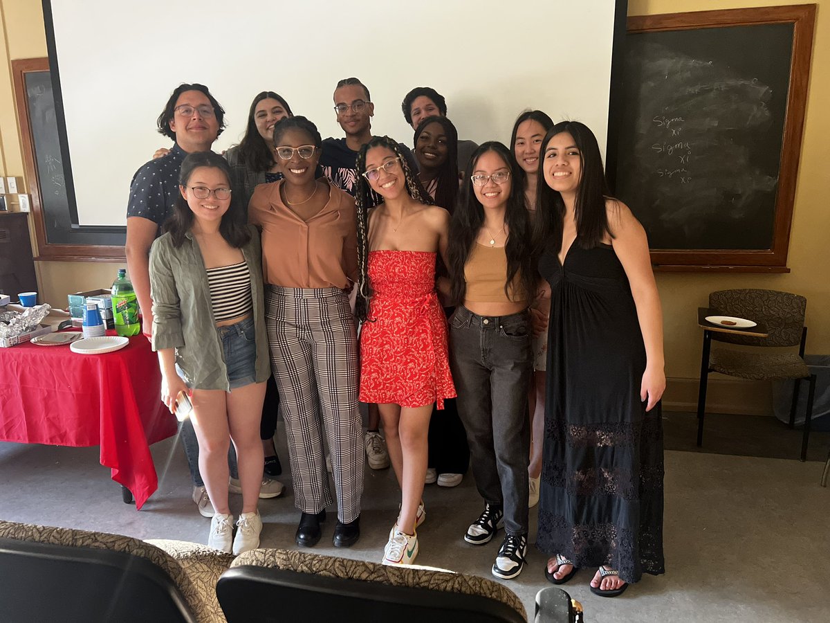 peyton_carpen's tweet photo. Had a wonderful talk and Q&amp;A about grad school life and grad applications with Sereya Jones from @Princeton !!

Can’t wait to see what @SigmaXiSociety  @Cornell Chapter will do next to make grad school more accessible for all. https://t.co/bqdHaT1tVE