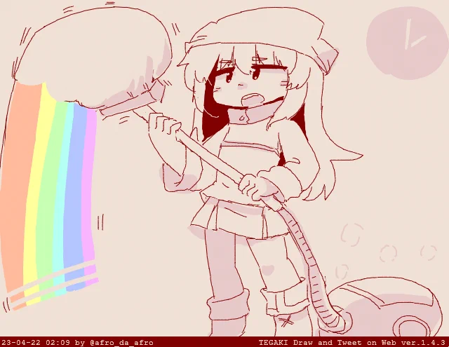 2時じゃん!?!? #tegaki_dt 