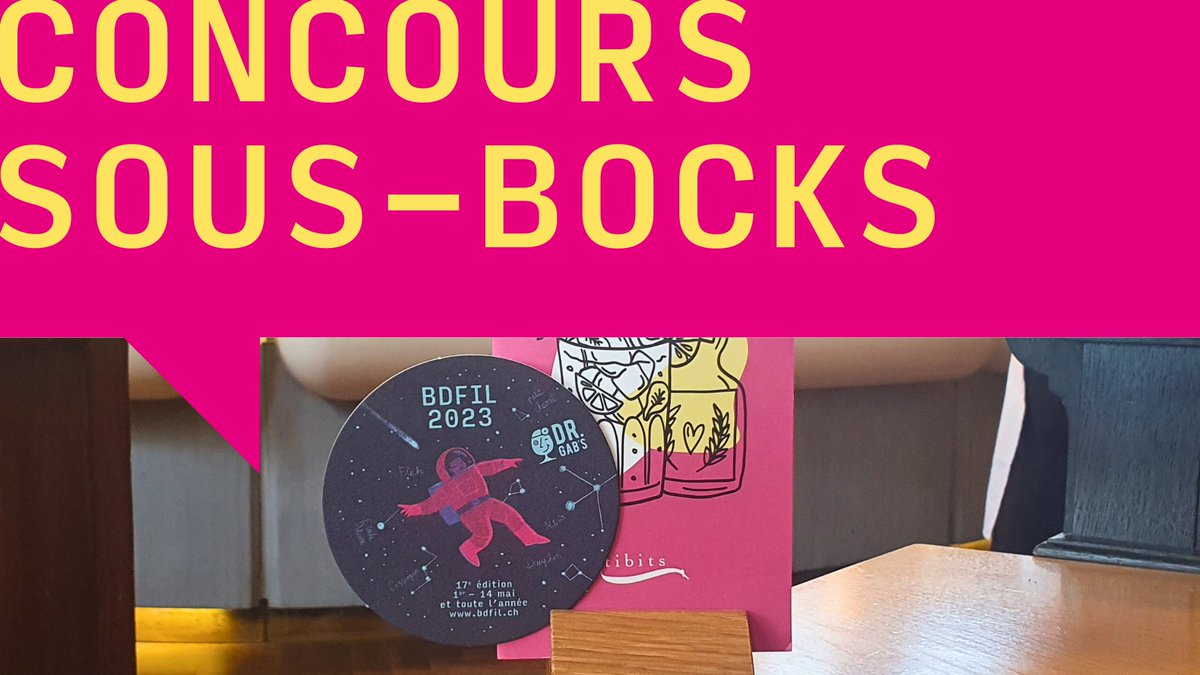 Thank God it's Friday! Des billets #bdfil2023 et des lots <a href="/DocteurGabs/">Docteur Gab's</a> à gagner 🍻 Les indications du concours sont au dos de nos sous-bocks, à retrouver dans les meilleurs bars! #tgif