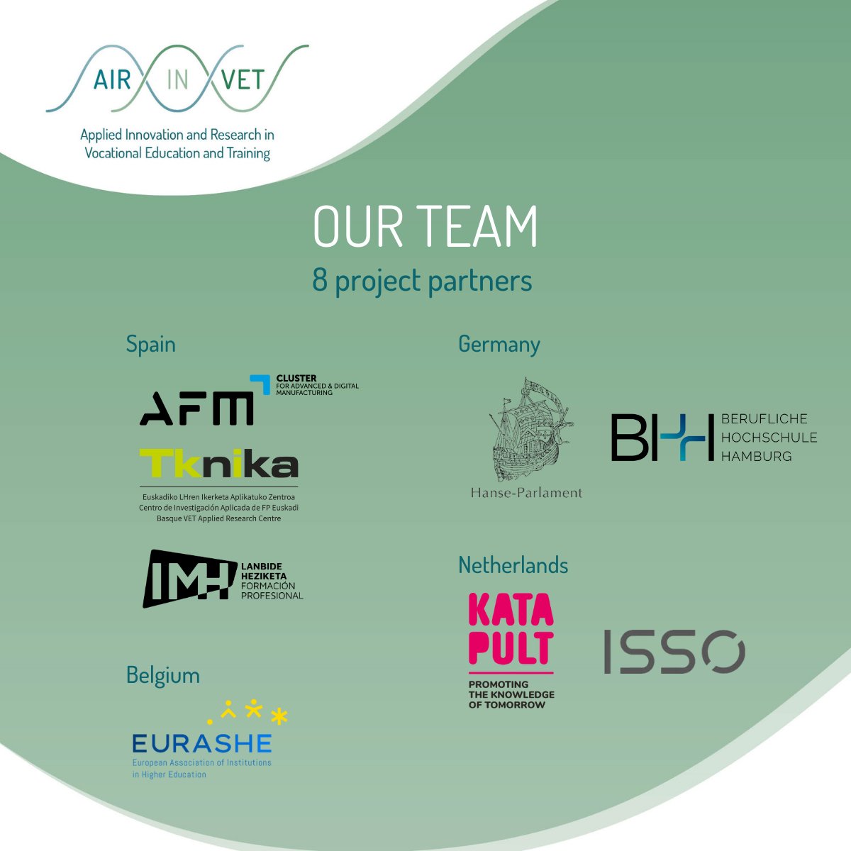 airinvet1's tweet photo. 🚀 Introducing #AIRinVET, Applied Innovation and Research in VET
📈 A new project promoting #VET's role in research and development to enhance #Europeancompetitiveness
👀 Read about our mission and approach, and meet our team
(1/2) https://t.co/tBpsUbwUUa