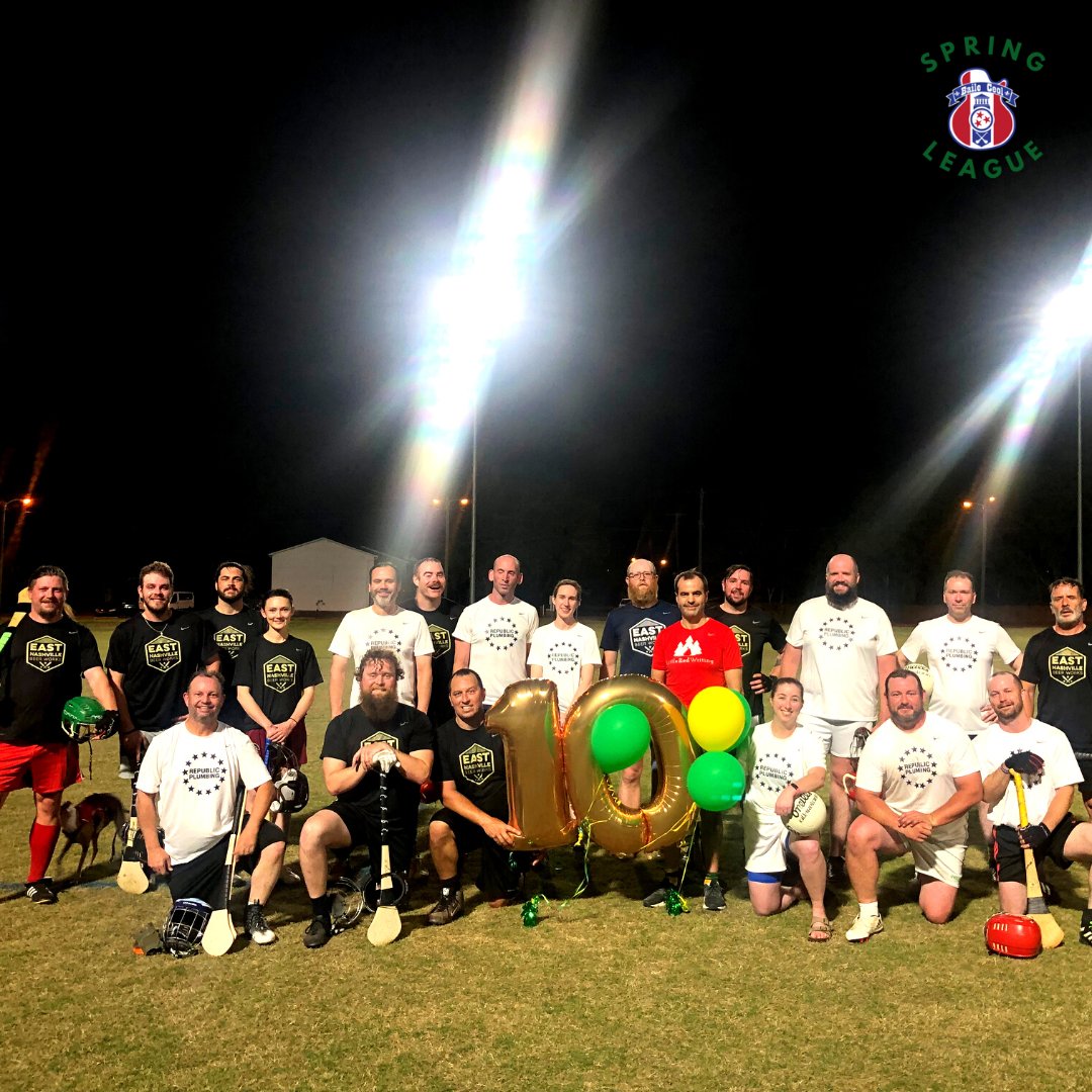 Some exciting matches last night on our tenth anniversary! Last week, Republic Plumbing took both wins. This week, things changed... While Republic still won out in Gaelic football, ENBW came out on top for hurling. 

This is going to be an absolutely amazing season!