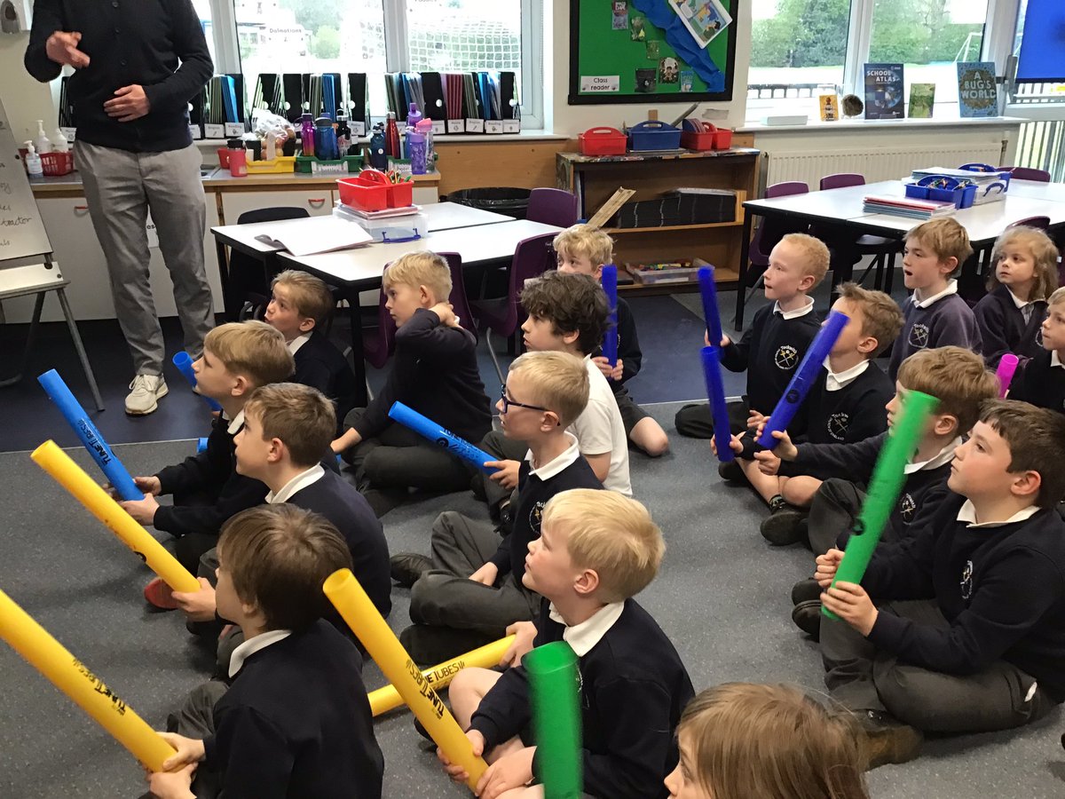 MrsW2200's tweet photo. A big thank to the amazing Mr Crilley who returned to #TockYear2 for another exciting boomwhacker session, we loved it. You would have been proud of us performing in assembly. #TockMusic @Tockwithcofe https://t.co/gdS1ha6EV5