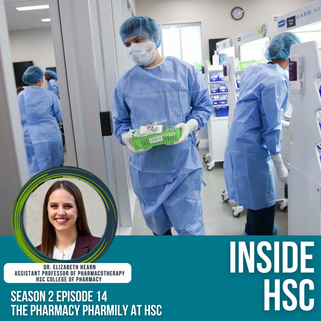 Get ready to dive into the latest episode of Inside HSC! We're talking about #pharmacy and it's a must-listen. Tune in now to hear from our special guest Dr. Elizabeth Hearn from @UNTHSC_Pharmacy and learn something new. #pharmacy #pharmD #futurepharmacist